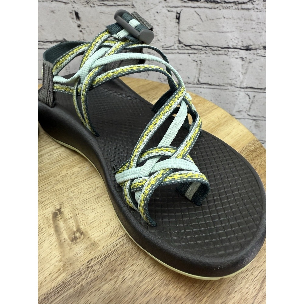 Chaco Strappy ZX3 Yampa‎ Trail Sandals J105060 Women's Size 6 Stardust Green - Picture 7 of 11